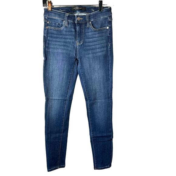 LIVERPOOL Los Angeles Denim Ankle Skinny Blue Mid Rise Jeans Size 2 - Picture 3 of 9